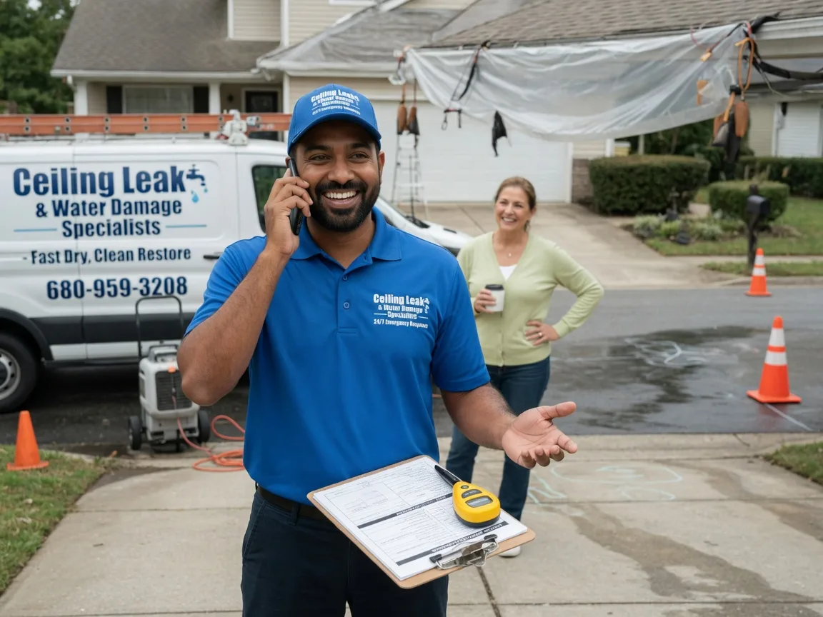 Ceiling Leak Cleanup Lamona, WA FAQs